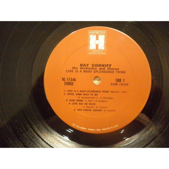 Ray Conniff (11/6/1916-10/12/2002) Love Is A Many Splendored Thing, Harmony 1969 - Picture 5 of 7